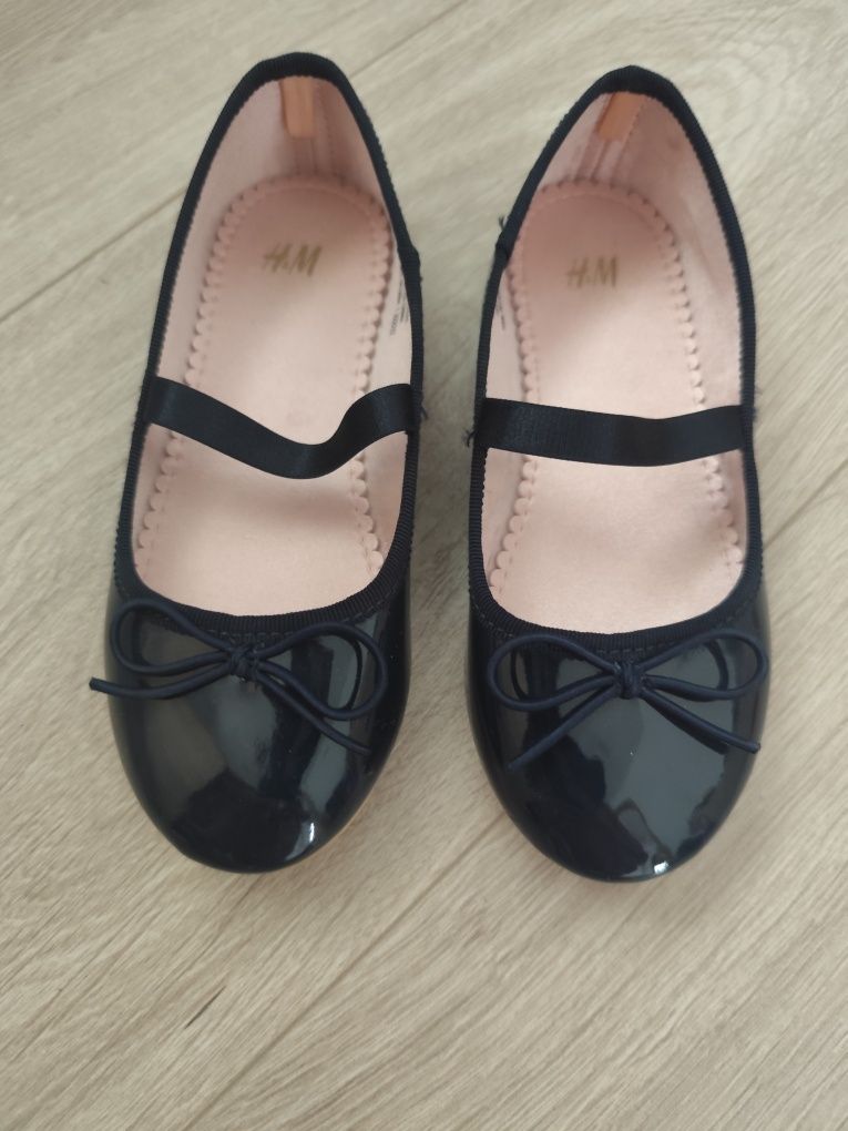 Baleriny granatowe  28 H&M
