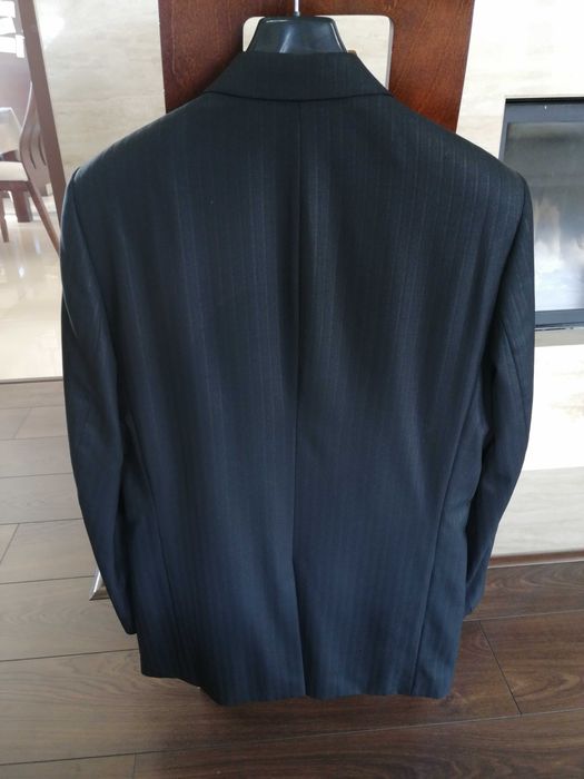 Elegancki czarny garnitur ślubny New MEN roz. 48 (176/96/82)