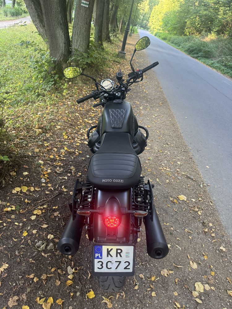 Moto Guzzi v7 STONE black matt 7500 przebieg z NIEMIEC
