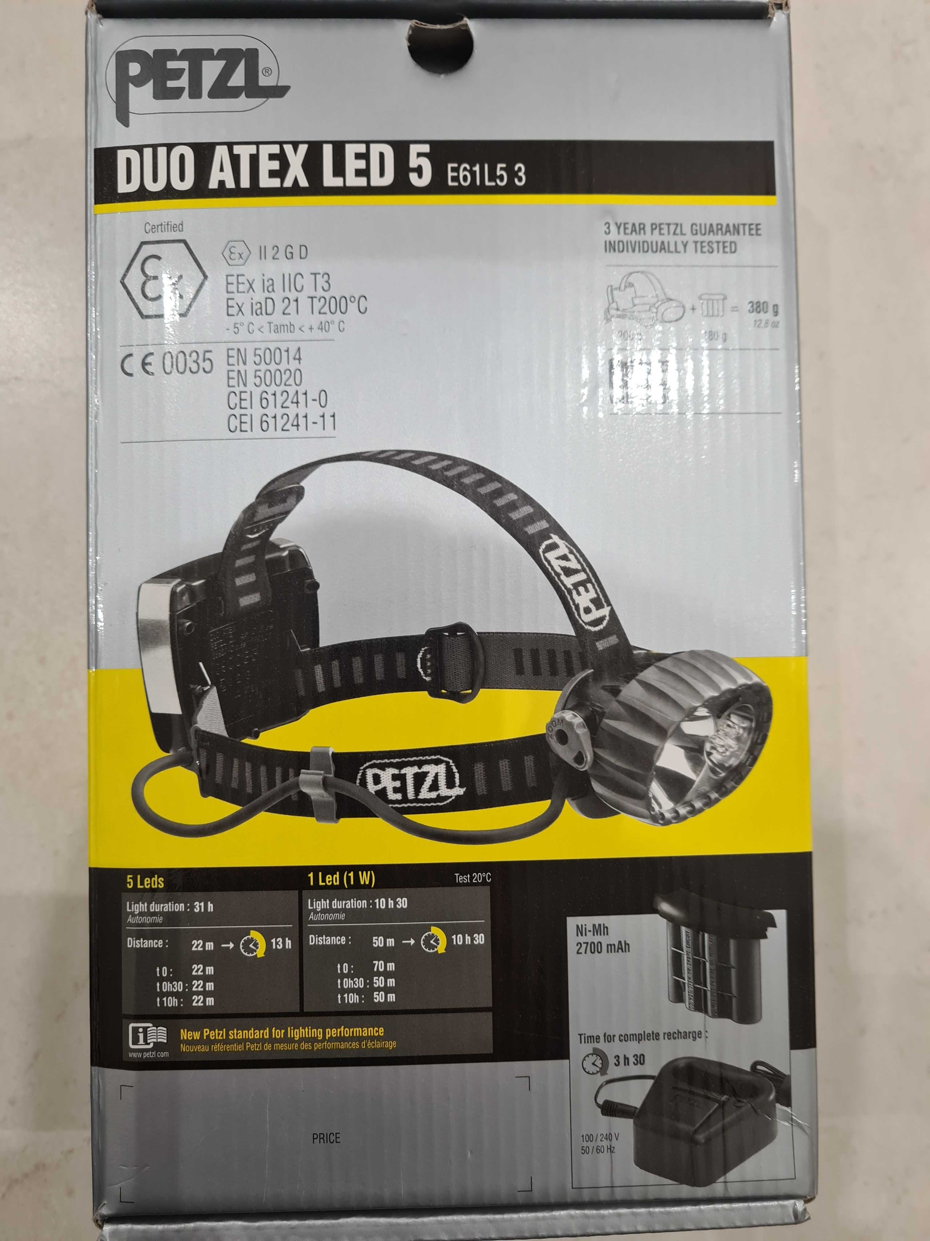 Lanterna Petzl Duo Atex Led 5