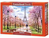 Puzzle 1000 Romatic Walk In Paris Castor