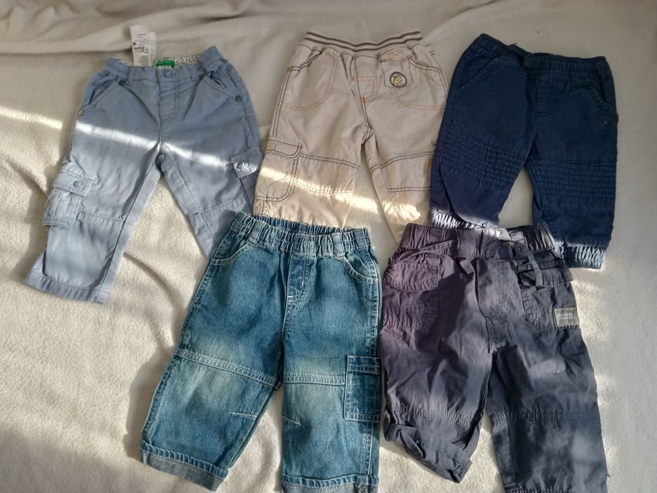 Paka 40 ubranek r.68 jesień zima bdb