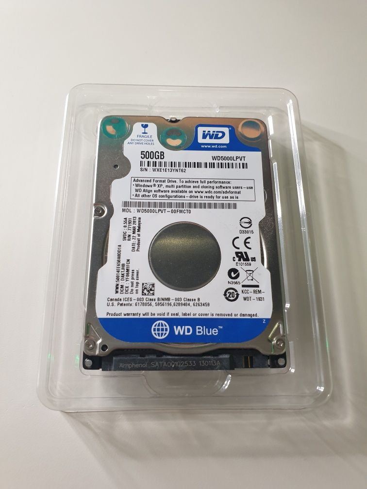 Disco WD de 500GB como novo