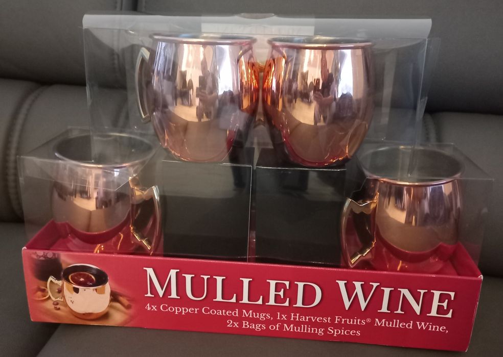 4 kubki do grzanego piwa lub wina Nowe !!!