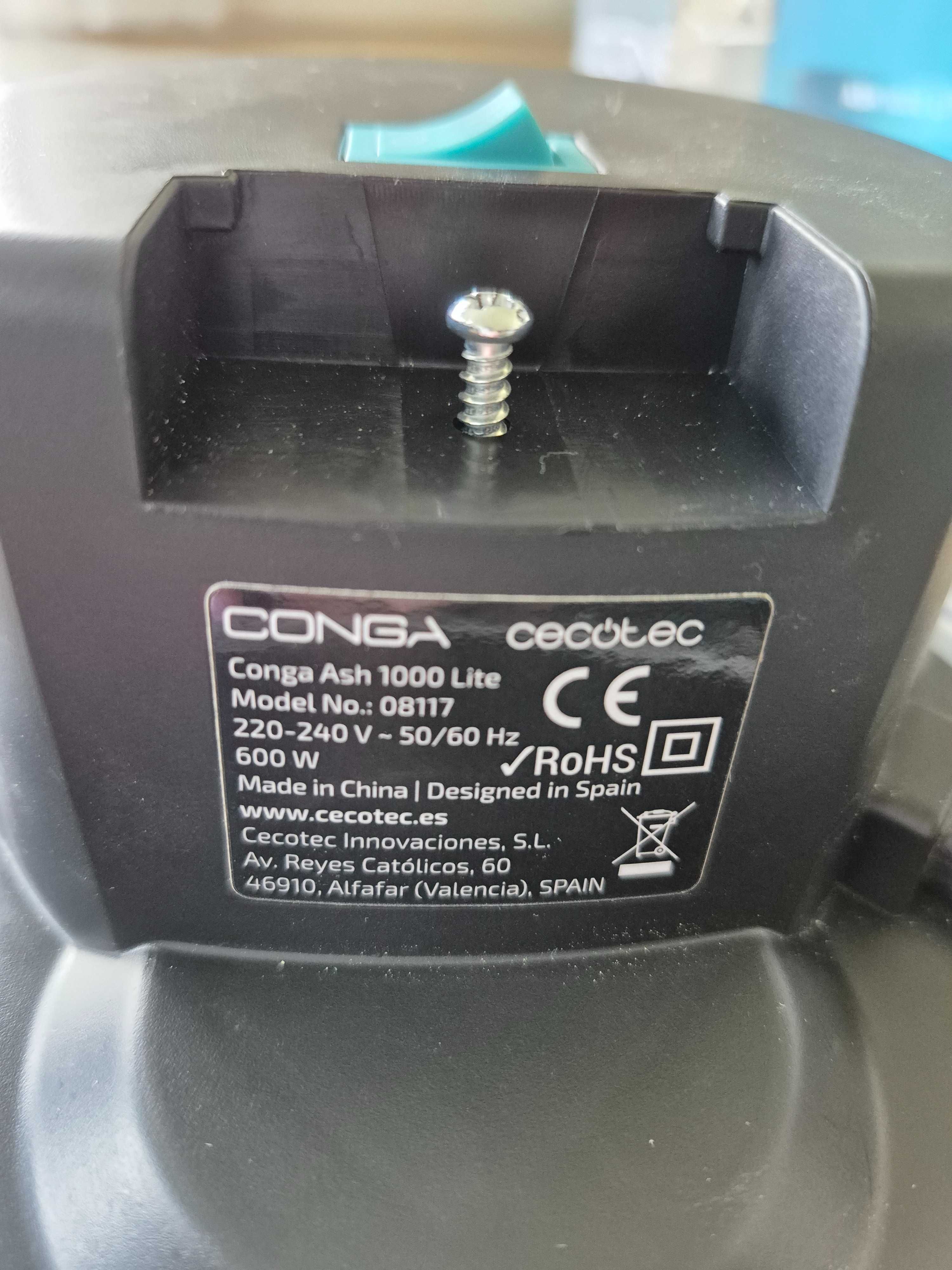 Odkurzacz Pyłu Bezworkowy Cecotec Conga Ash 1000 Lite
