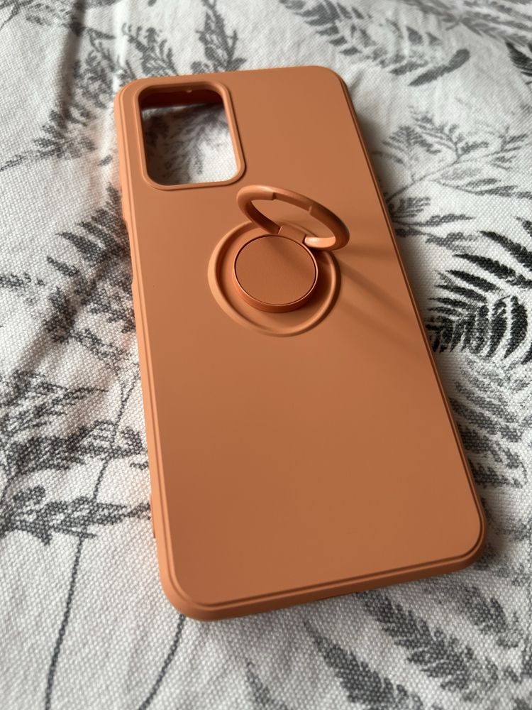 Etui Redmi 10 / pomarańczowe / z ringiem