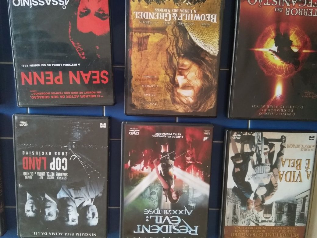 Lote de filmes em dvd