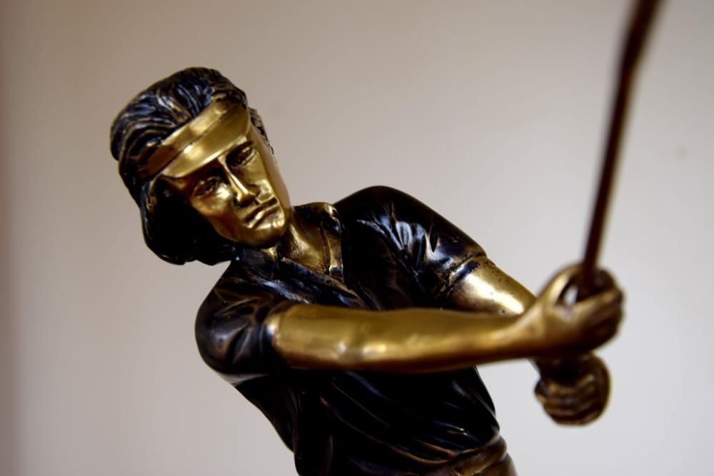 The Golfer - oryginalna figura golfista, 50/60 lat ubiegłego wieku