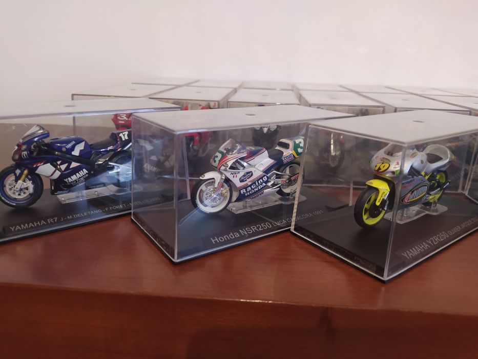 miniaturas 1/24 motos competiçao