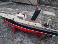 Model statku drewnianego 70 cm
