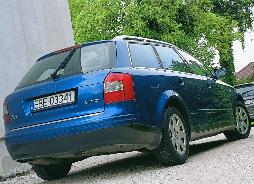 Audi A4 B6. 1.9 TDI. 130 HP. 6-Biegow. Avant. 2003r. Pt na rok.