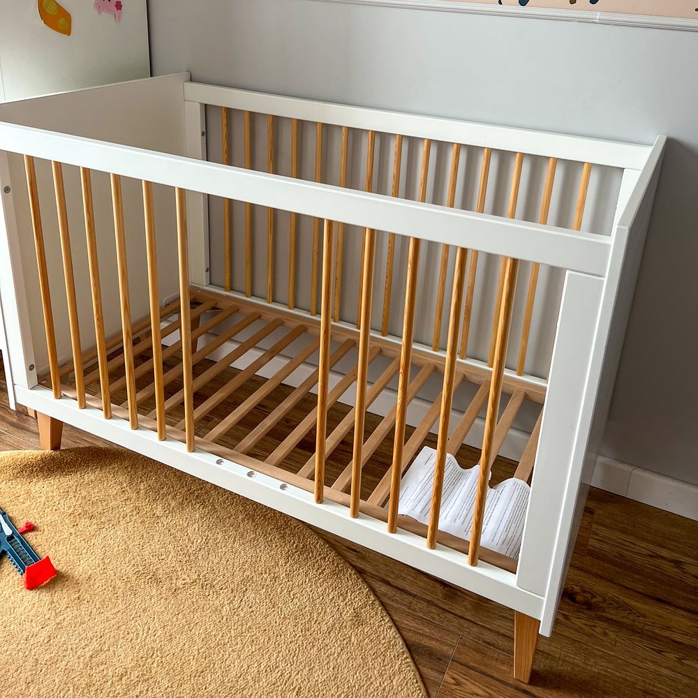 Drewniane łóżeczko dzieciece Miki 2 120x60cm