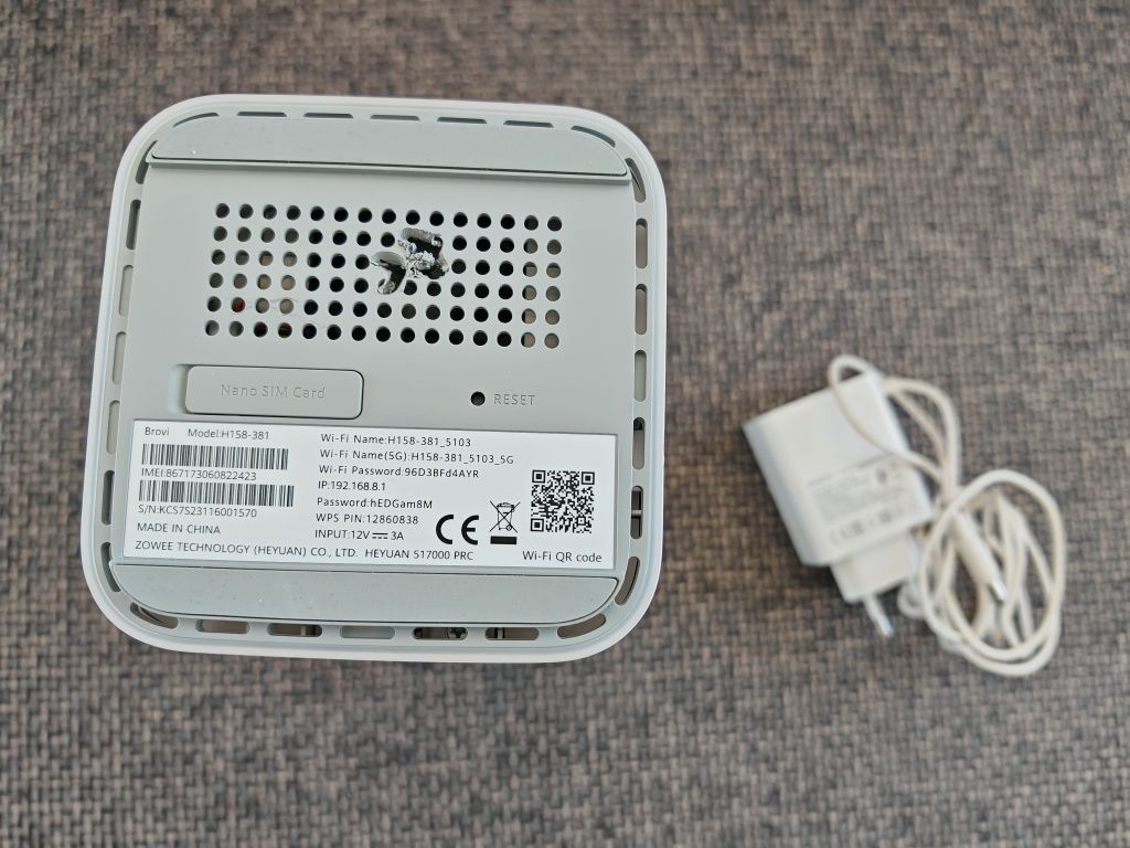 Huawei Brovi H158 CPE 3 Router 5G na kartę SIM modem
