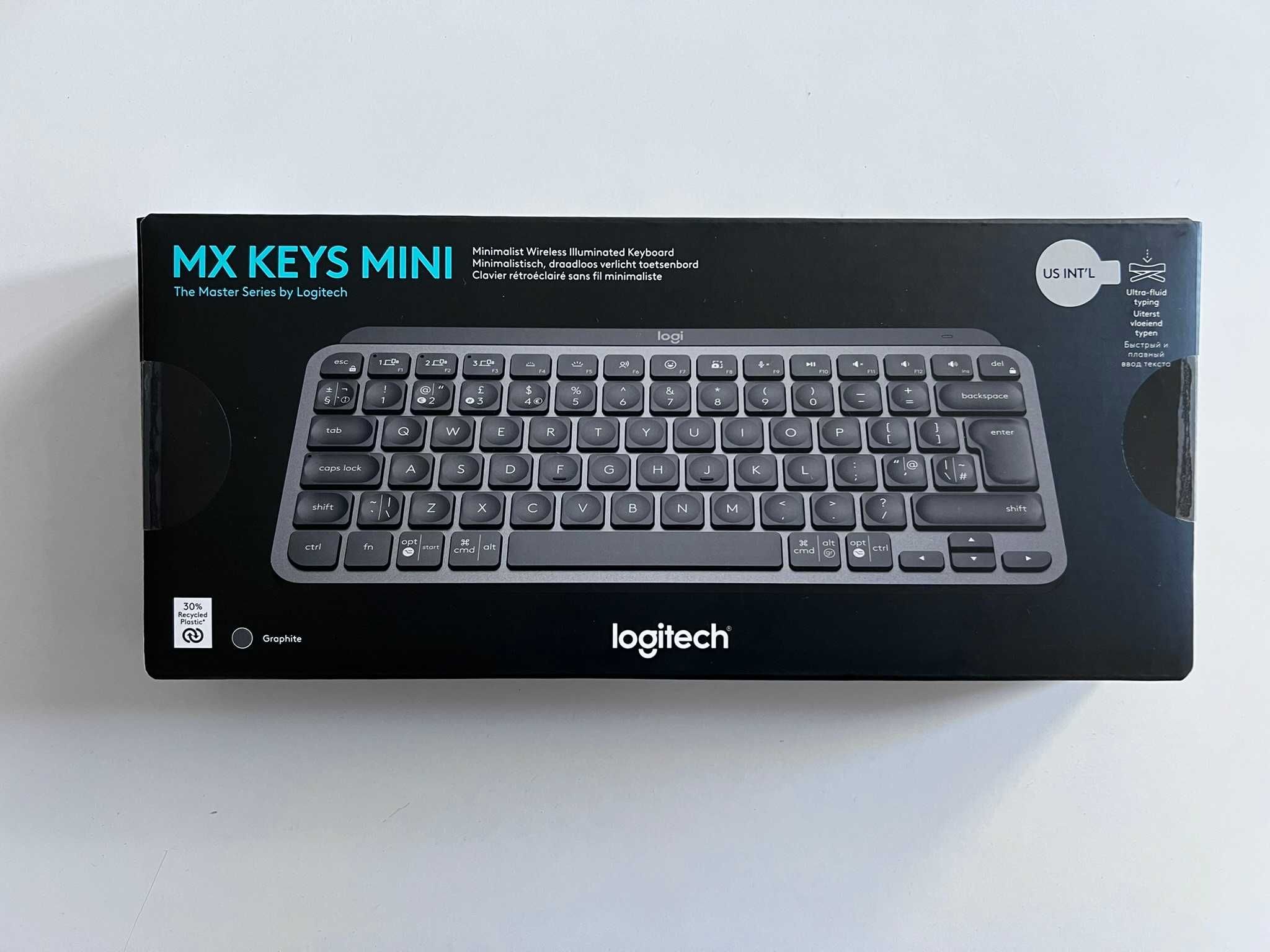 Klawiatura Bezprzewodowa Logitech MX Keys Mini Grafitowa