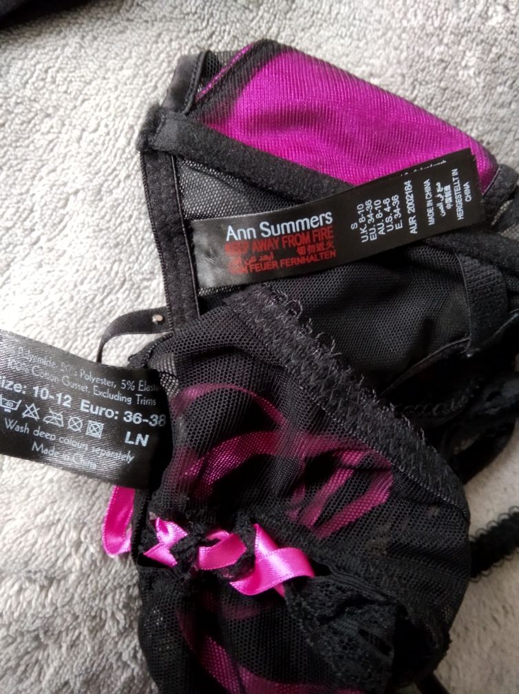 Używ pas pończochy majtki Ann Summers zestaw ero