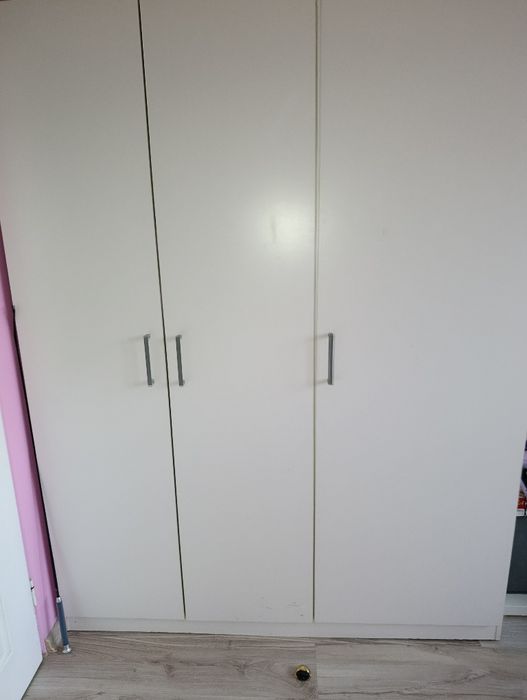 300 zł odbiór do 09.11.25 !! IKEA DOMBAS - szafa 3-drzwiowa biała
