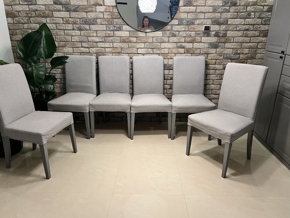 Ikea Bergmund krzesła 6 sztuk