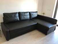 Sofá cama, Novo, em pele do IKEA
