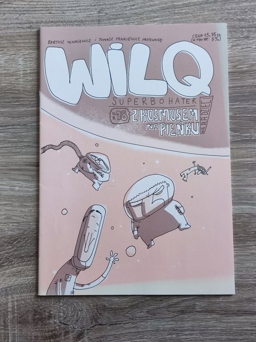 Komiks Wilq Superbohater Z Kosmosem na Pieńku