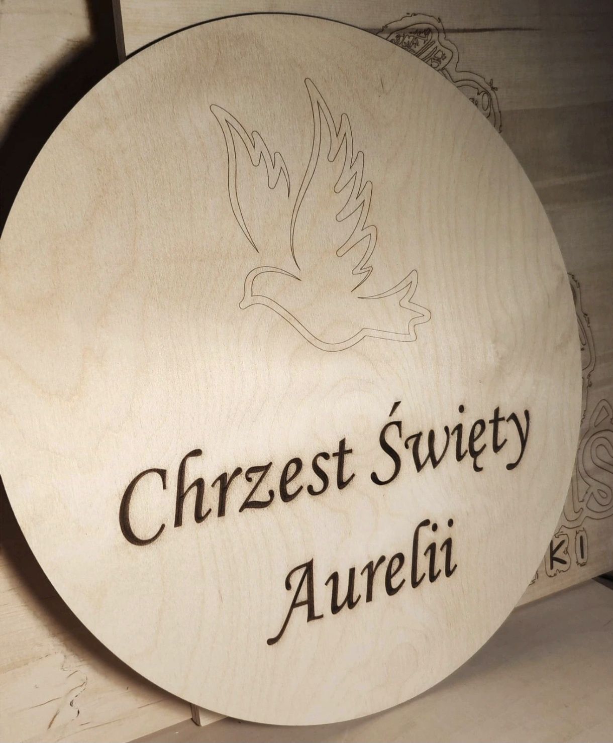 Tablica na chrzest