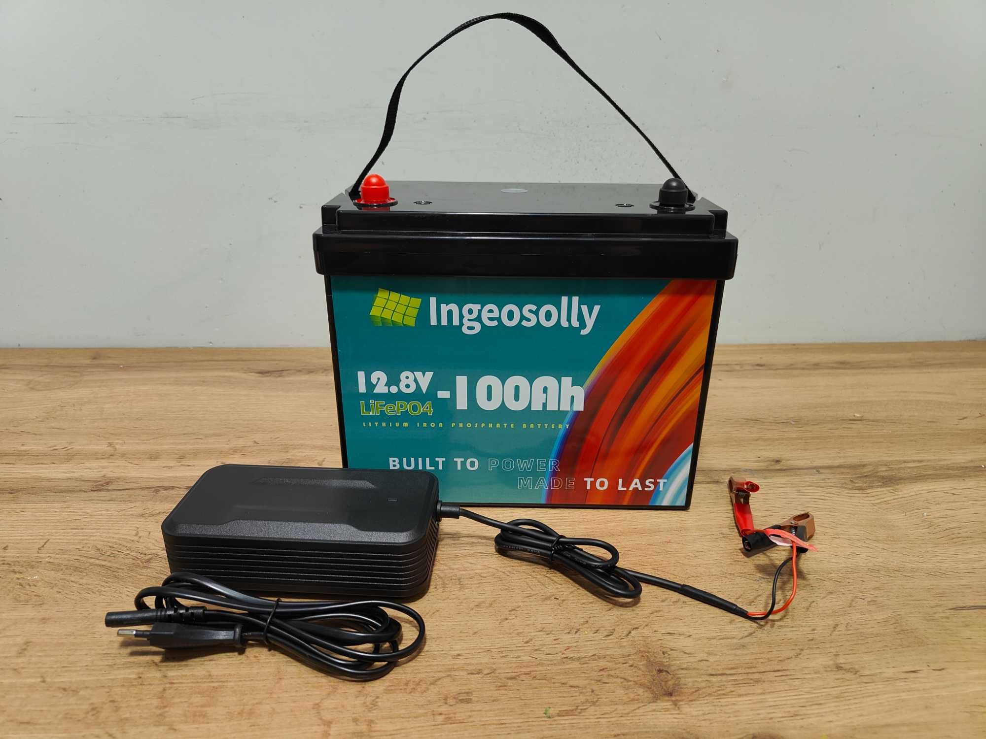 Аккумулятор INGEOSOLLY 12В 100Ач (до 5000 циклов) + зарядное!