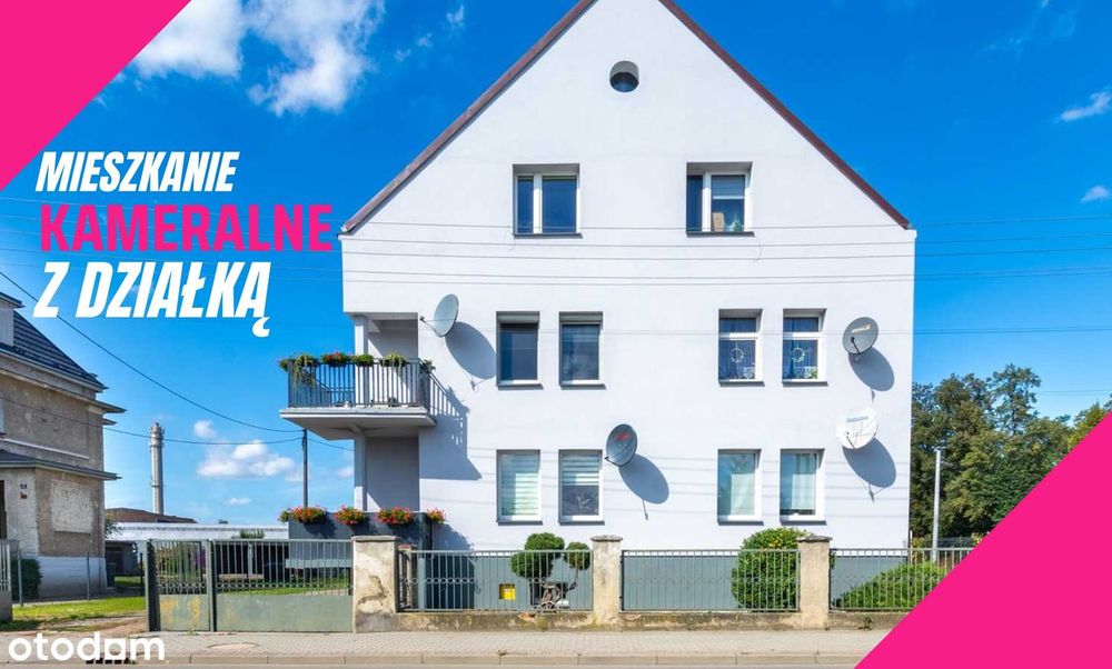 *** Kameralne mieszkanie z działką ***