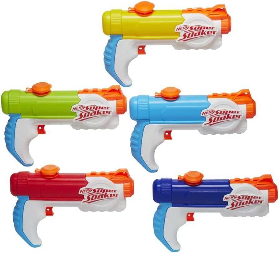 Zestaw NERF 5 szt. pistolet na wodę SUPER SOAKER ŚMINGUS DYNGUS C63