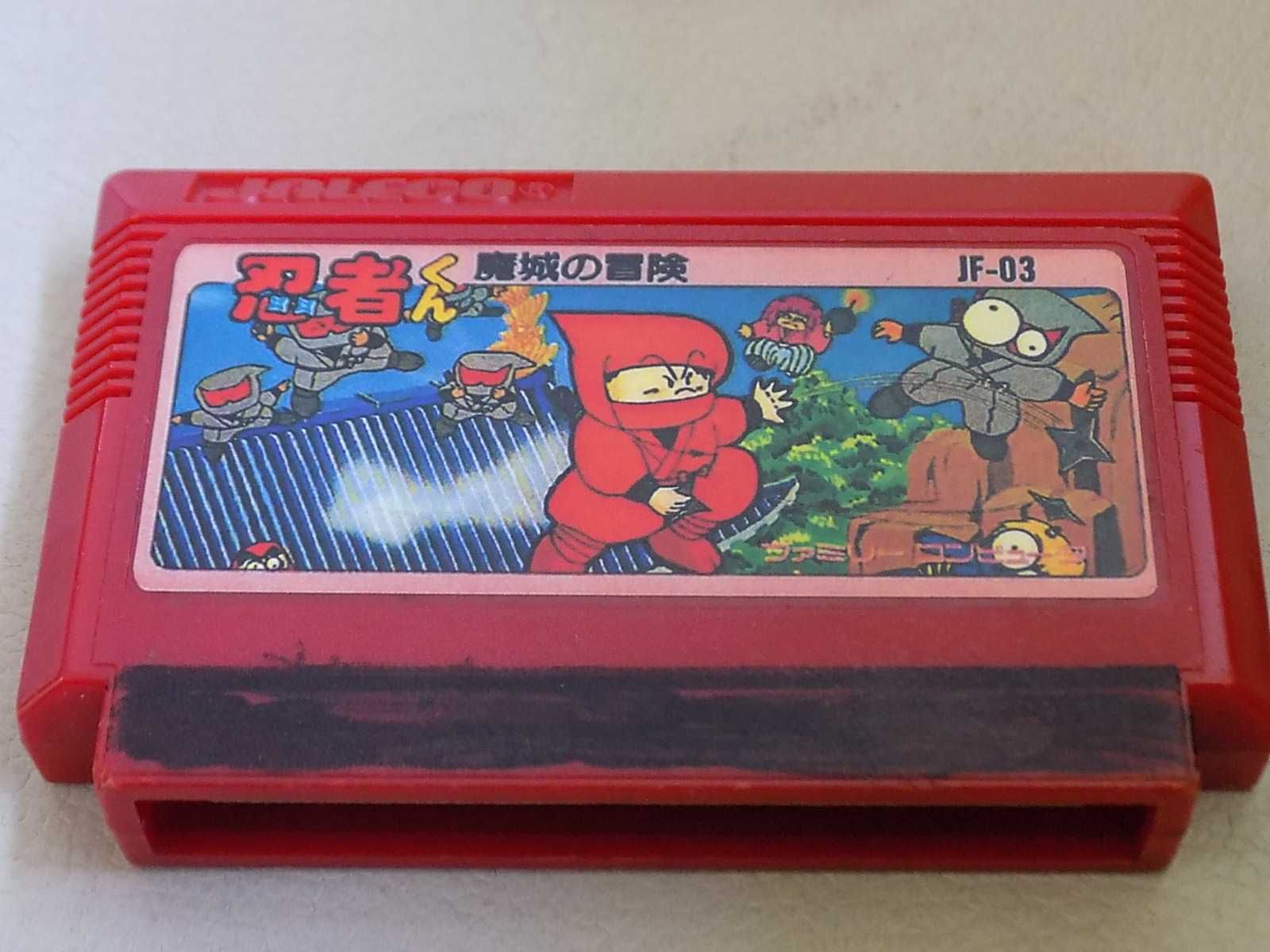 Ninja-kun Majō no Bōken Nintendo Famicom -oryginalny kartridż z nową e