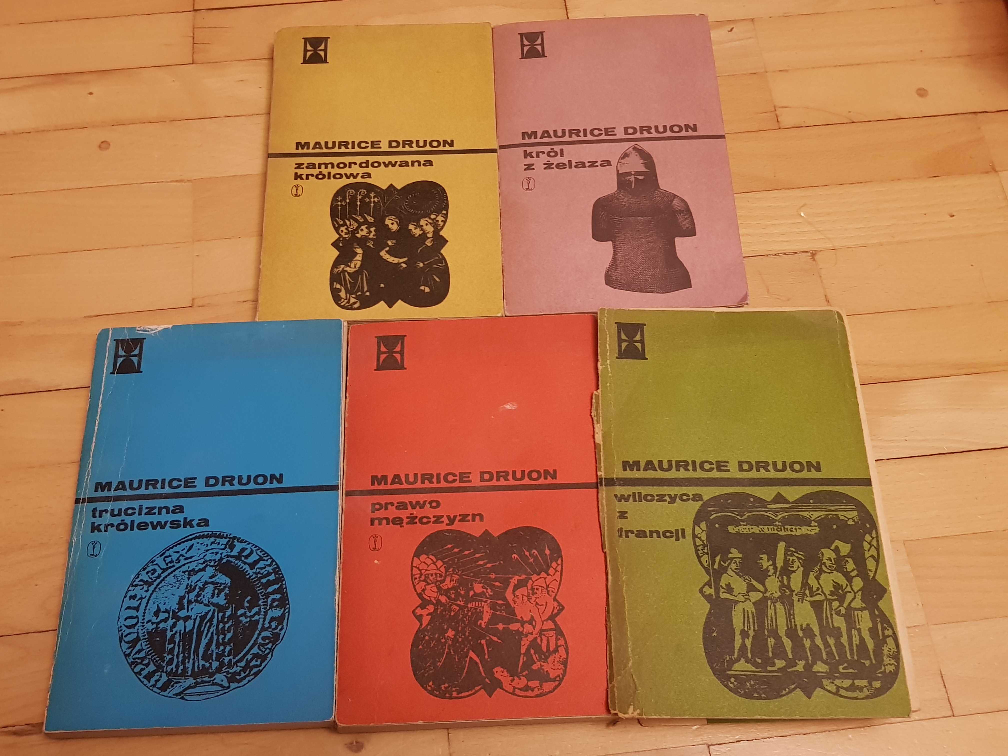 Królowie przeklęci 5 tomów Maurice Druon 1977