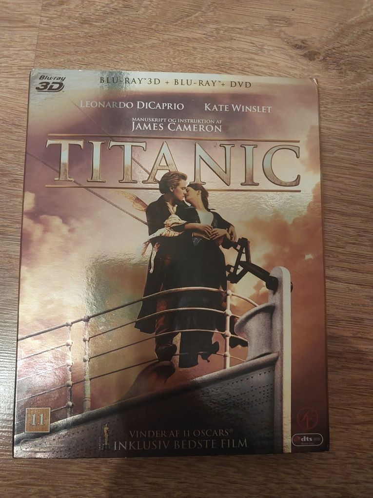 Titanic 3D 6x Bluray bez pl. Wydanie eng.