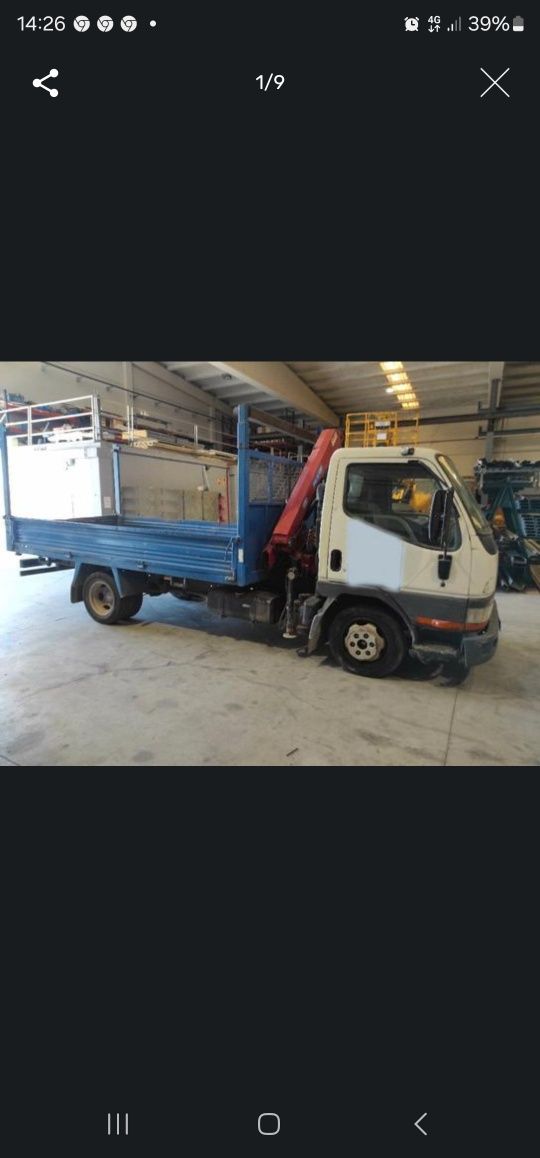 Mitsubishi Canter FE634 LIG grua 2004