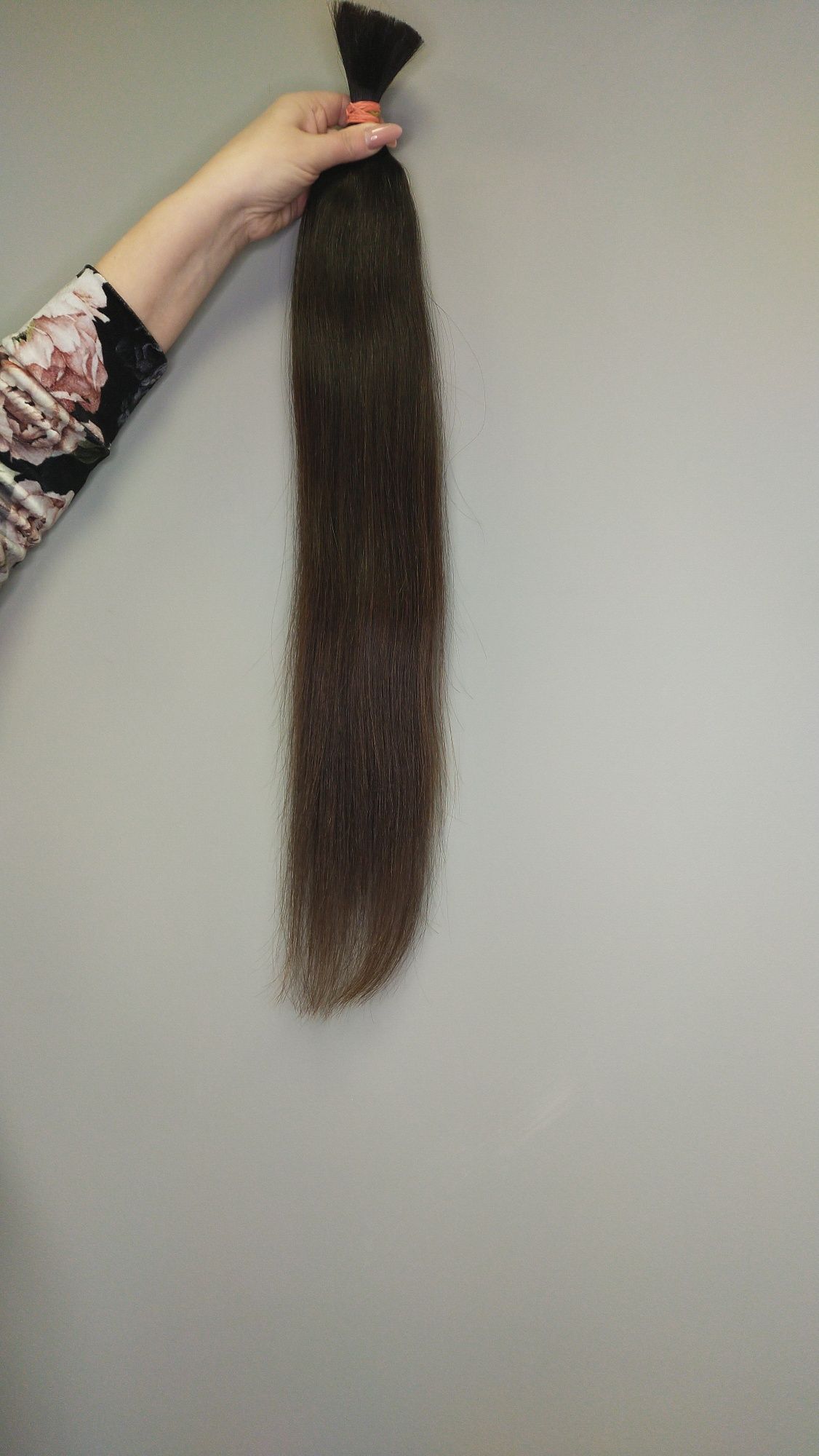 Włosy Słowiańskie Ciemny Brąz - 62 cm, 110 g