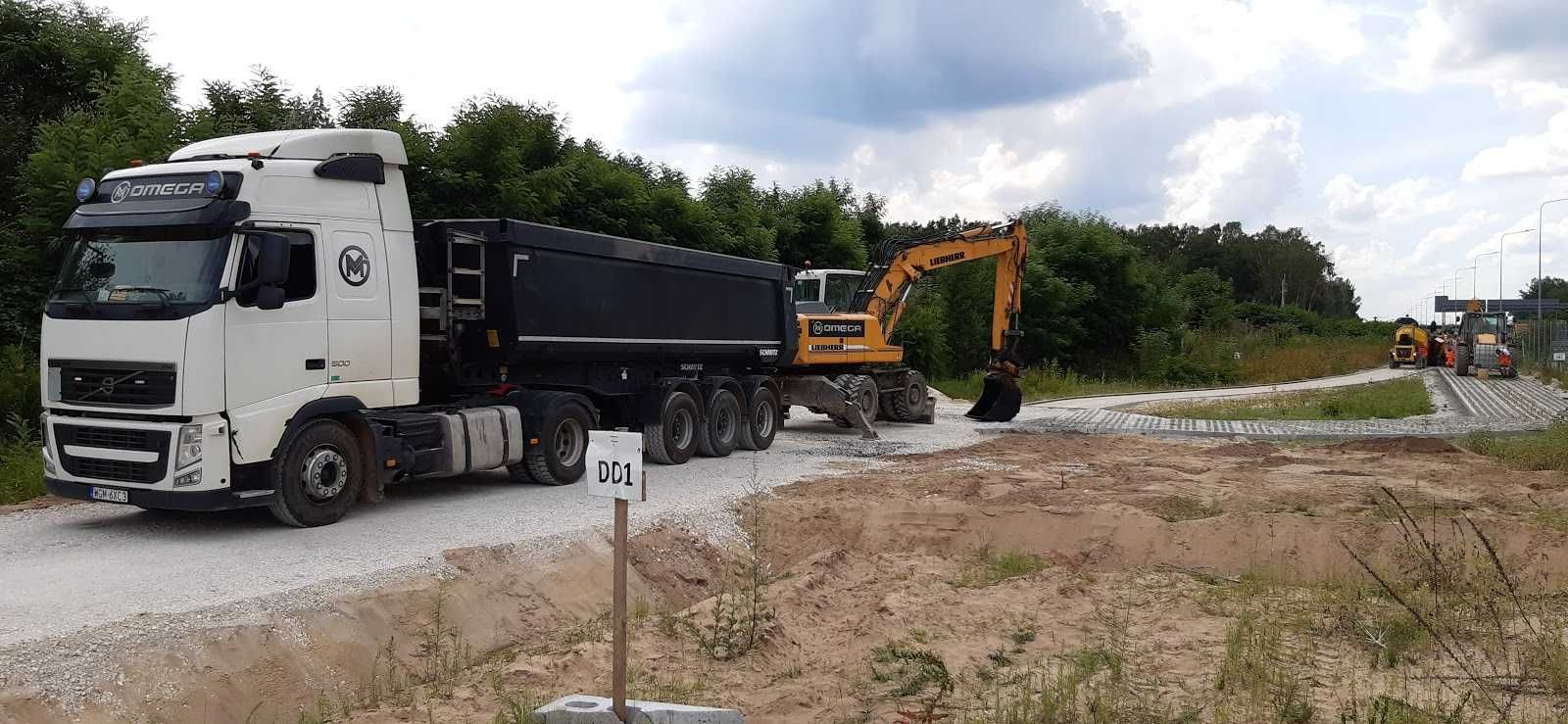 Wynajem BDO Transport Maszyn Gabaryty Wywrotki 8x8
