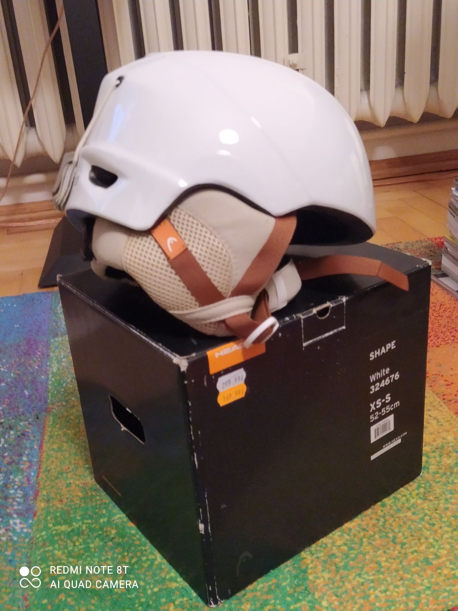 kask narciarski Head Shape XS-S biały