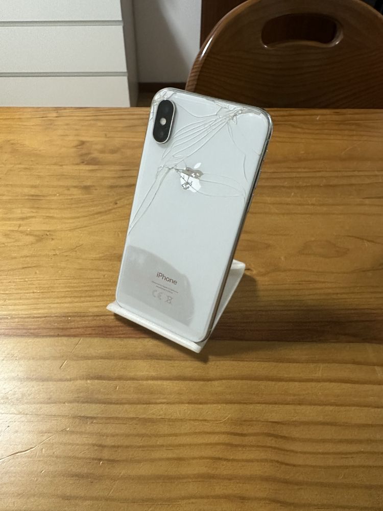 iPhone X tampa traseira partida