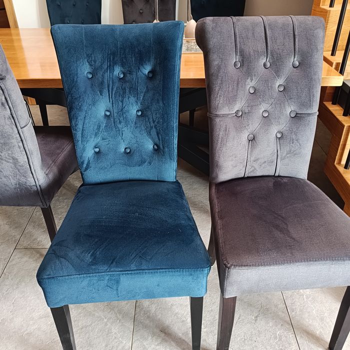 Krzesła z kołatkami 6 sztuk