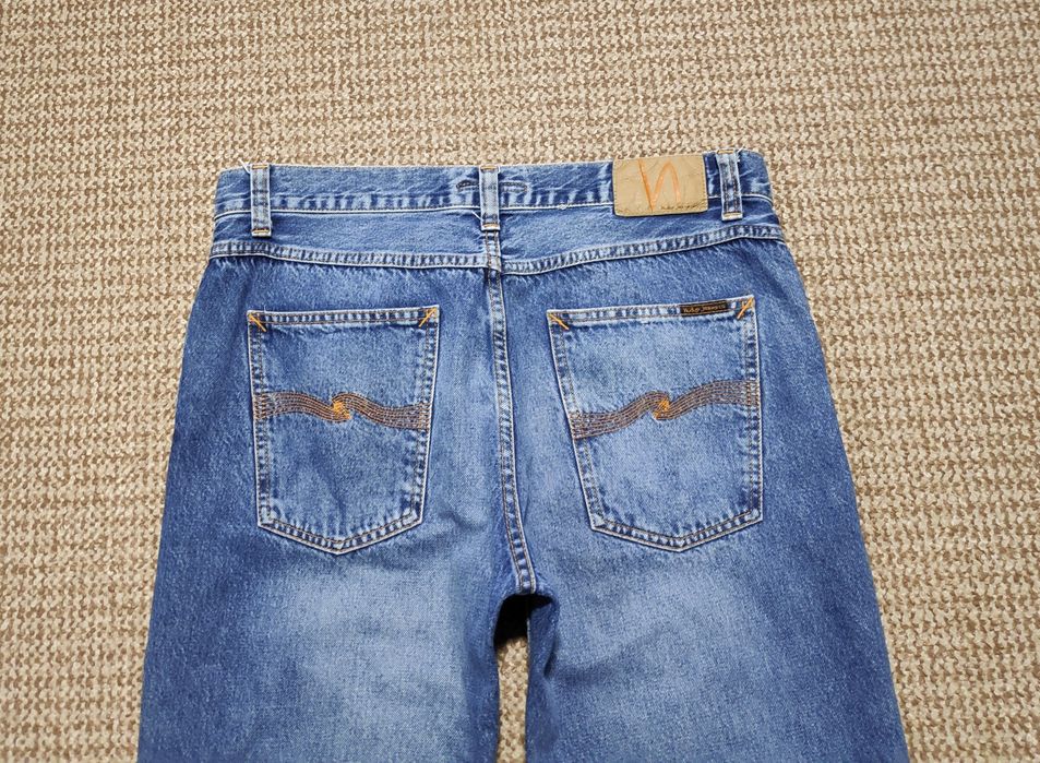 Nudie Jeans Steady Eddie II джинси оригінал W34 L32 regular tapered