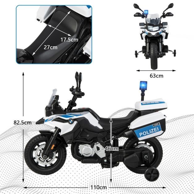 Motocykl policyjny COSTWAY dla dzieci motocykl na akumulator