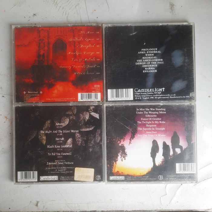 CD диски метал и рок групп