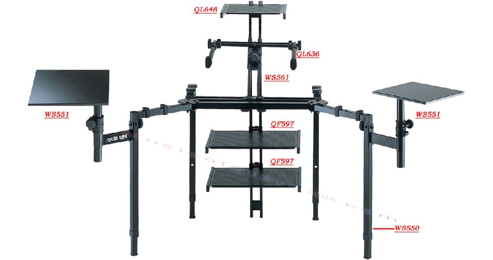 Suporte quiklok pro workstation