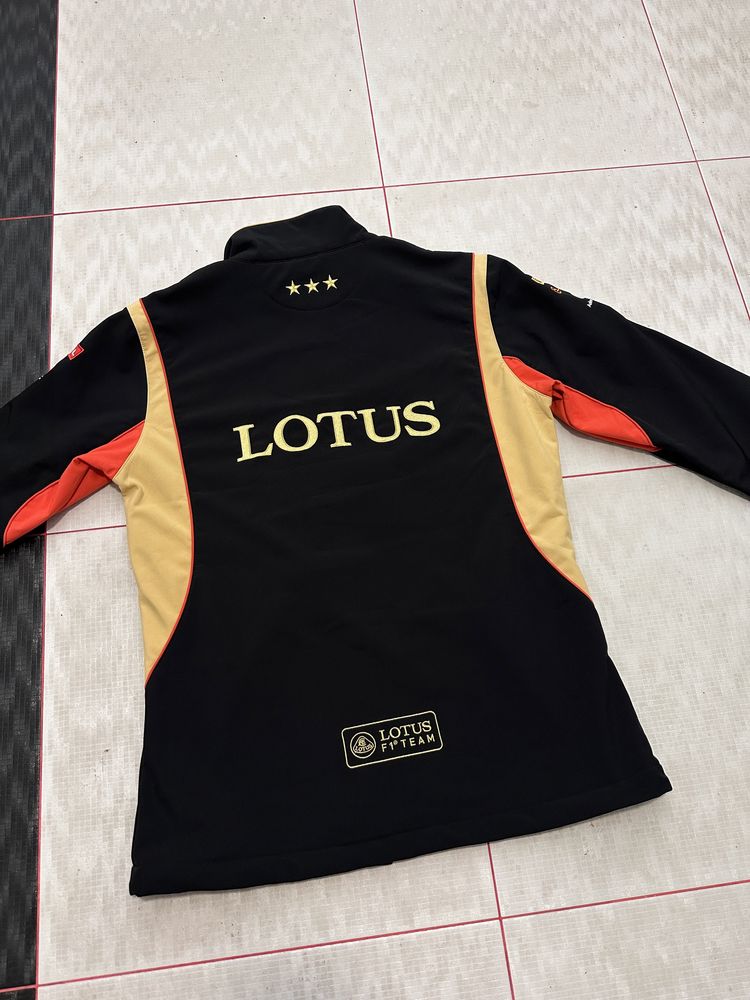 Lotus F1 Team Racing Official Soft Shell Jacket Fleece Lined