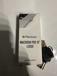 Linka zabezpieczająca i adapter do macbooka