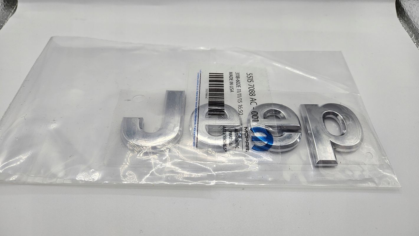 Emblemat Jeep 2007, 2018 Jeep Wrangler itp..