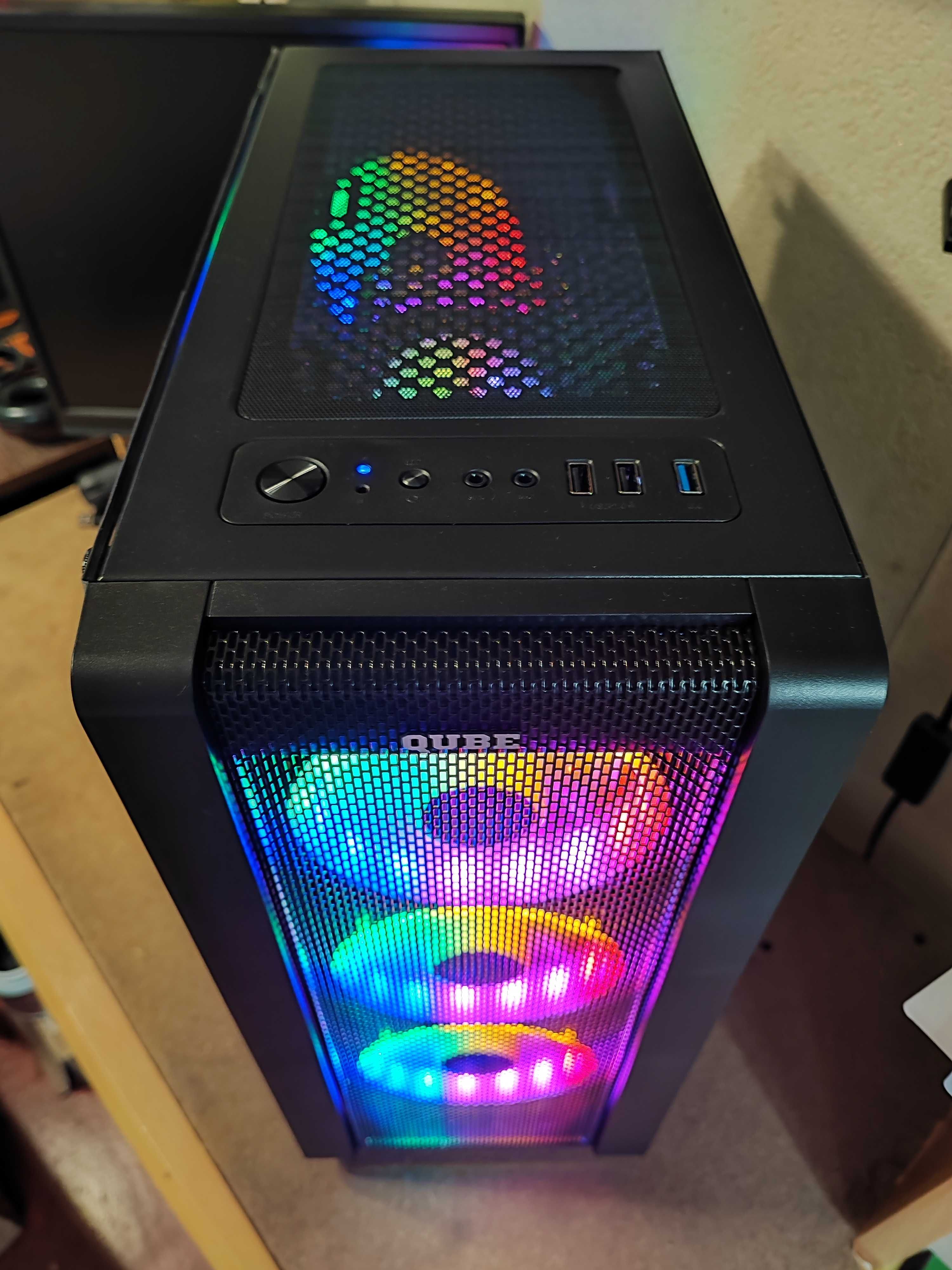 Ігровий комп'ютер Intel I3 12100F 4.3, GTX 1070 8GB, 16GB, SSD 240+1TB