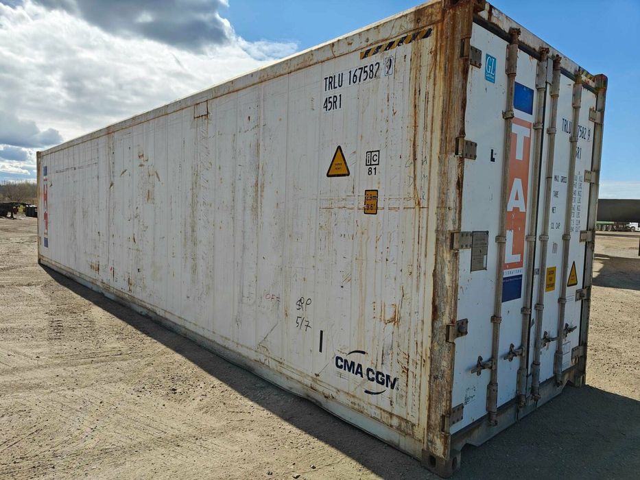 Kontener morski magazynowy 40HC RF izolowany [Izoterma]