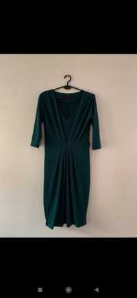 Sukienka reserved 38 36 S M morska zieleń turkusowa