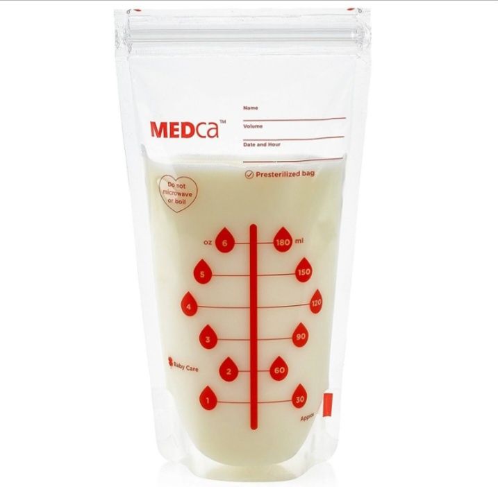 Пакети для зберігання та заморожування грудного молока Medca