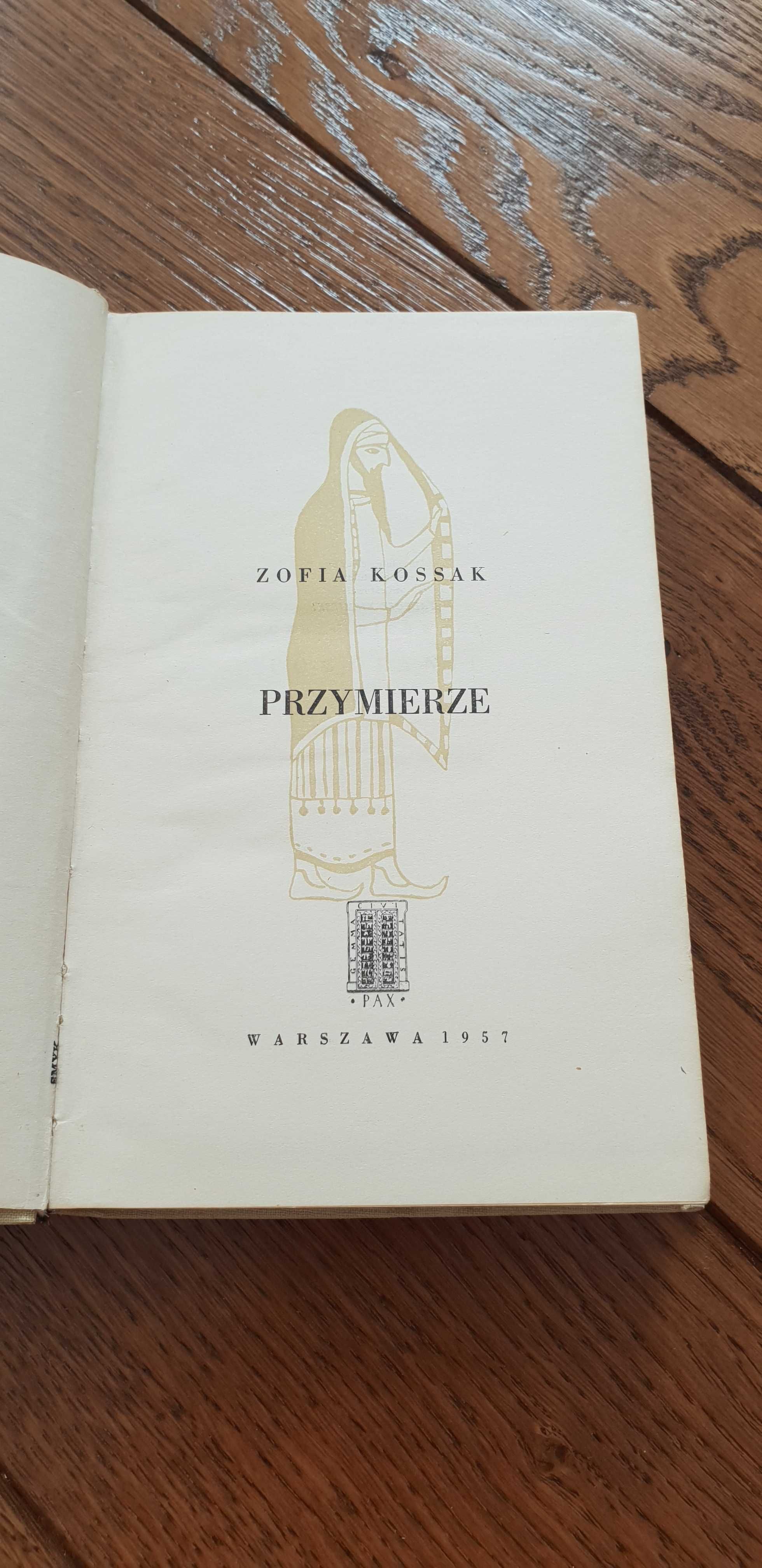 Książka rok 1957 "Przymierze" Zofia Kossak