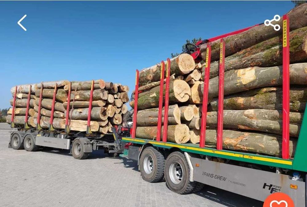 Grab -Drewno kominkowe układane grab, buk , dąb