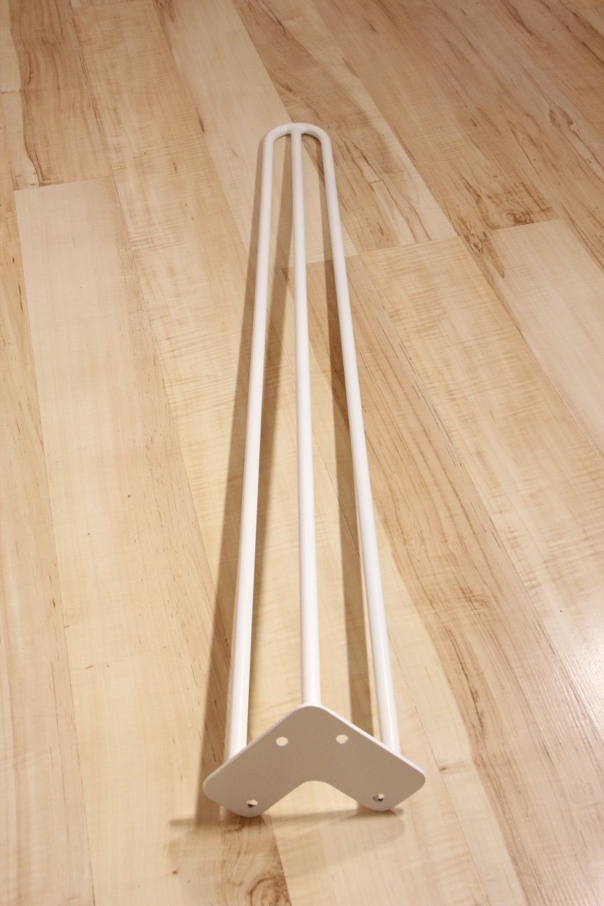 Nogi do stołu 72cm biały mat